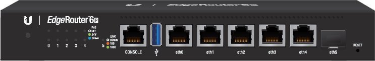 Ubiquiti EdgeRouter ER-6P, 5x RJ-45 PoE + 1x SFP
