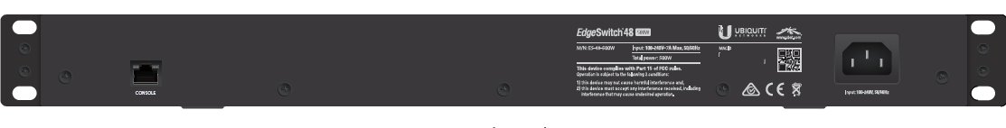 Ubiquiti EdgeSwitch ES-48-500W, 48x1000Mbps, 2x 1G SFP + 2x 10G SFP, PoE/PoE+/PoE24V (500W)