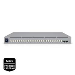 Ubiquiti Enterprise Campus 24 PoE - 24-port PoE switch, 16x 10GbE + 8x 2,5GbE + 2x 25Gb SFP28, power budget - rozbaleno