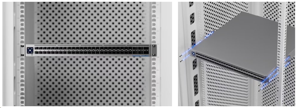 Ubiquiti Enterprise Campus Aggregation (ECS-Aggregation-EU) - Agregační Etherlighting switch 6x 100Gb + 48x 25Gb