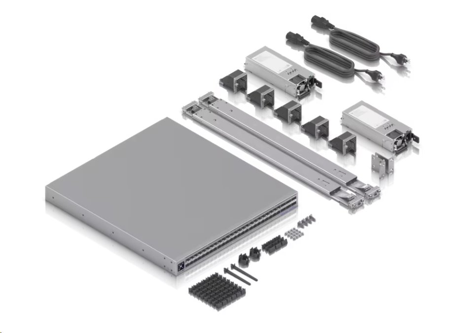 Ubiquiti Enterprise Campus Aggregation (ECS-Aggregation-EU) - Agregační Etherlighting switch 6x 100Gb + 48x 25Gb