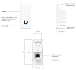 Ubiquiti G3 Reader, bílý