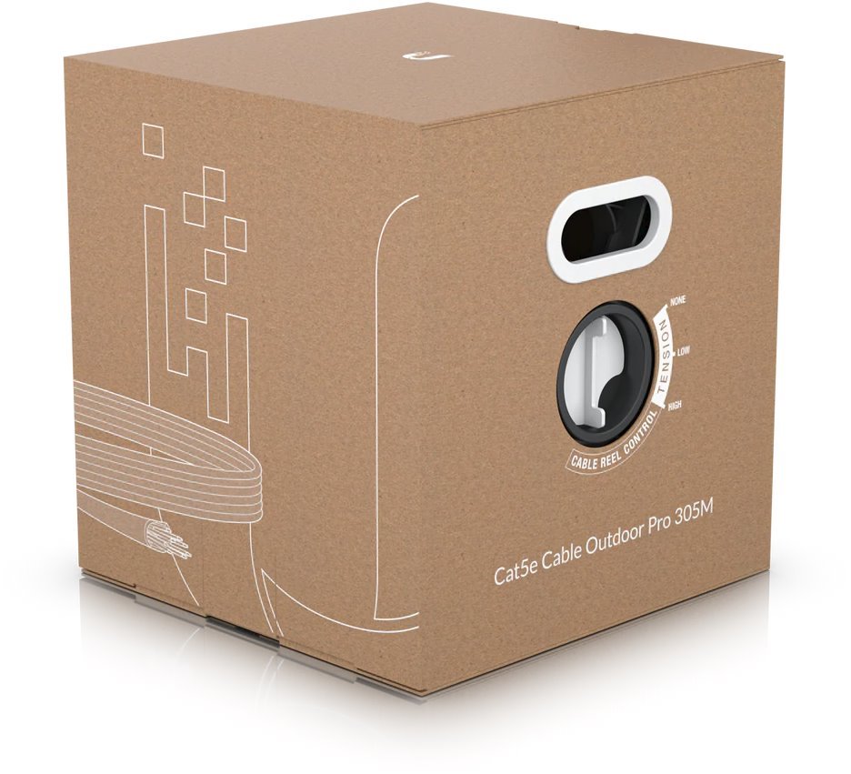 Ubiquiti Kabel venkovní, vysoce dodolný proti nepříznivému počasí, Cat.5e, STP, 305m