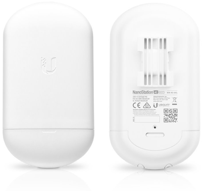 Ubiquiti Nano Stanice Loco 5AC AirMax, 2x2 MIMO 5 GHz, 13 dBi, PoE-in, 5 kusů