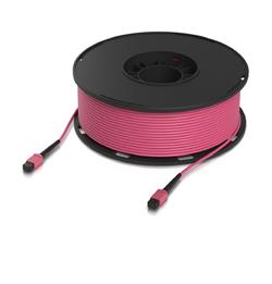 Ubiquiti OM4 MPO-12 UPC Fiber Patch Cable, 100G, 30m