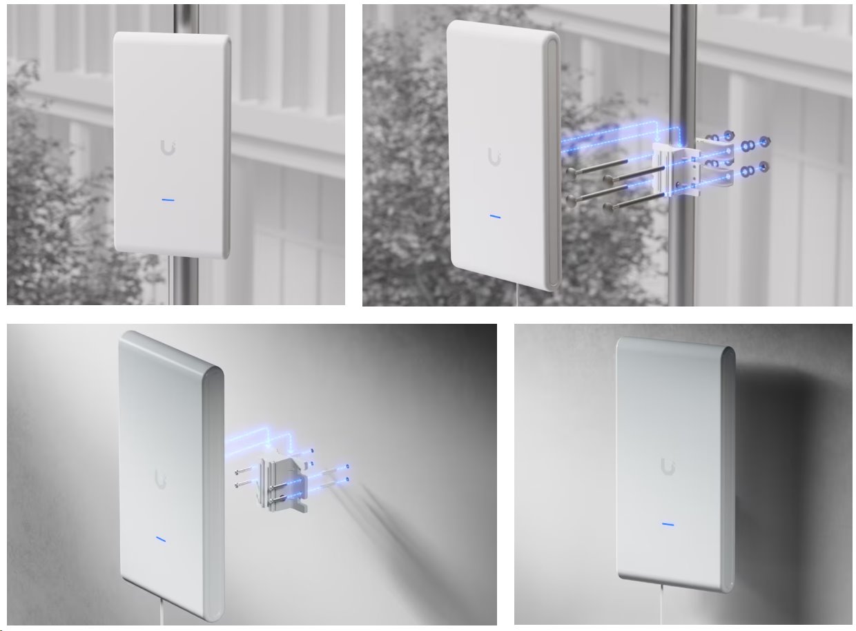 Ubiquiti Přístupový bod Dualband UniFi U6 Mesh Pro, WiFi 6 (802.11ax), MIMO 2.4 Ghz+ 5 GHz, PoE-in