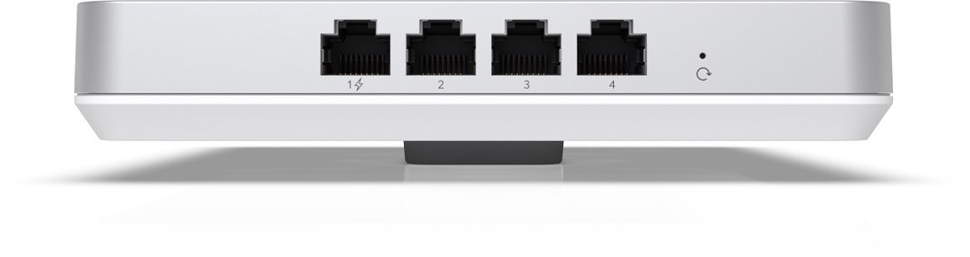 Ubiquiti Přístupový bod Multi-band UniFi U6 Enterprise In-Wall, WiFi 6E, Swittch 4-port 1Gb, MIMO 2.4/5/6 GHz, PoE in/ou