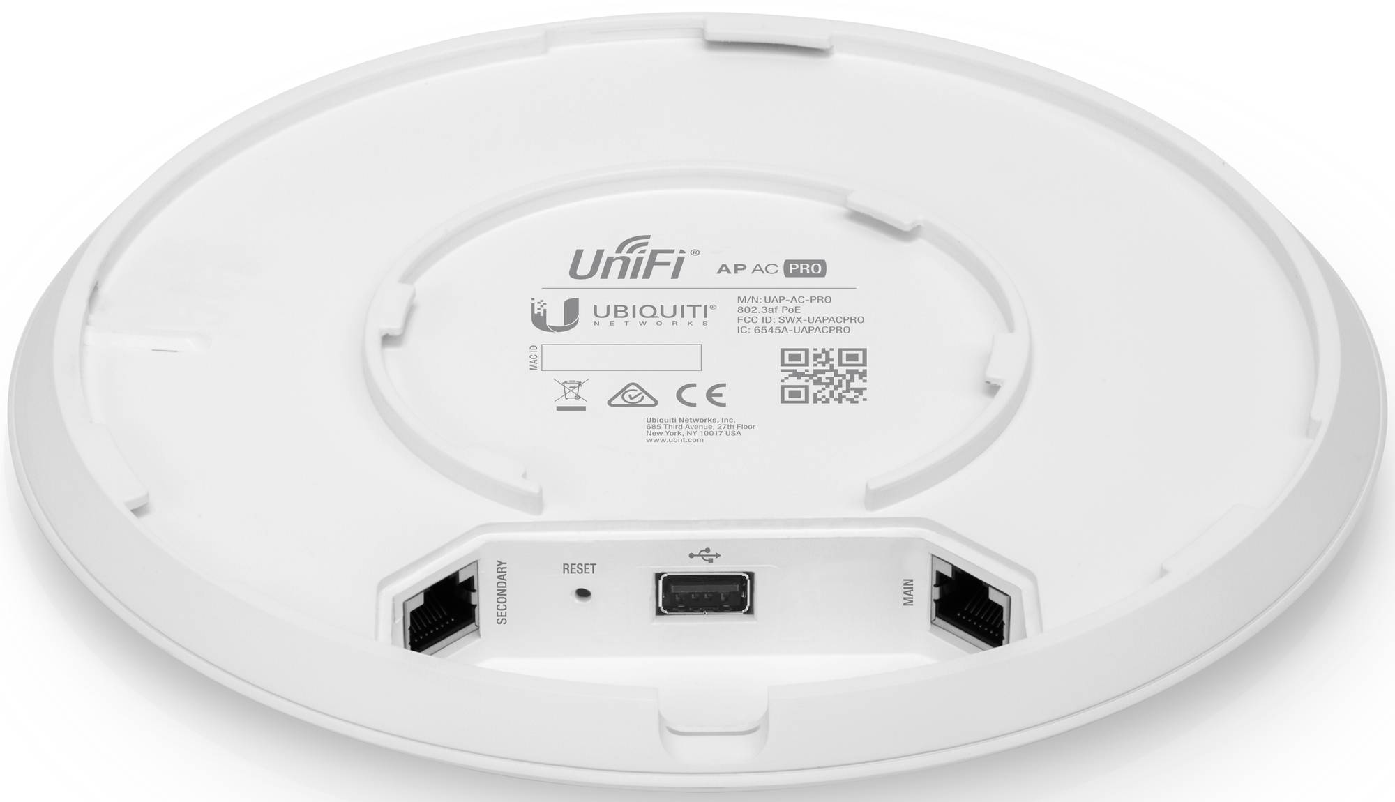Ubiquiti Přístupový bod Unifi Enterprise UAP-AC-PRO, 3x3 MIMO (450/1300Mbps)