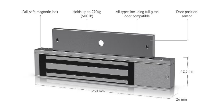 Ubiquiti Přístupový magnetický zámek, pro rozbočovač UniFi Access Hub, nosnost až 270 kg