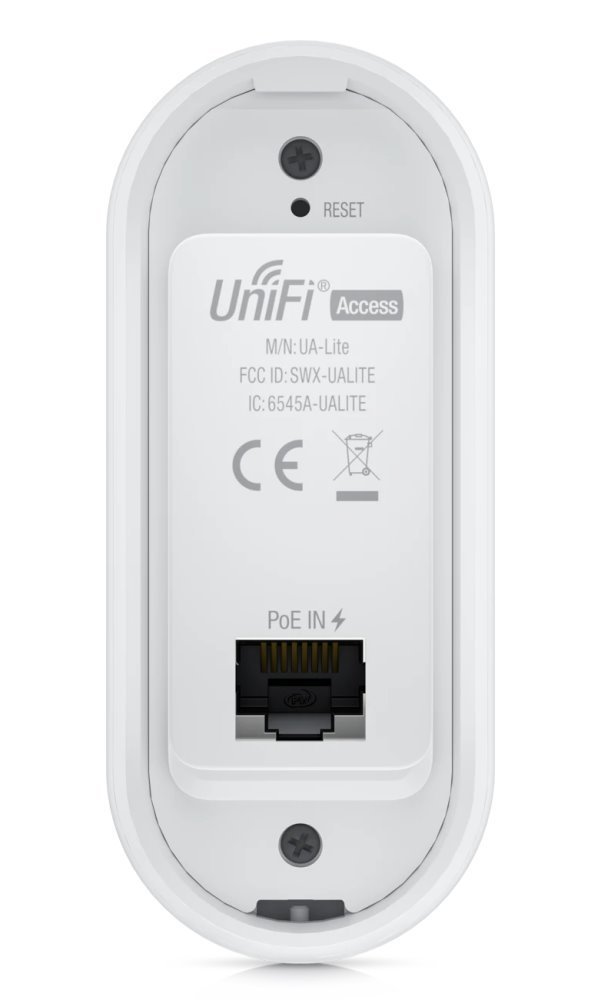 Ubiquiti Přístupový systém, čtečka, 1x RJ-45, Bluetooth 4.1, NFC (13,56MHz, Mifare), PoE 802.3af, IP54