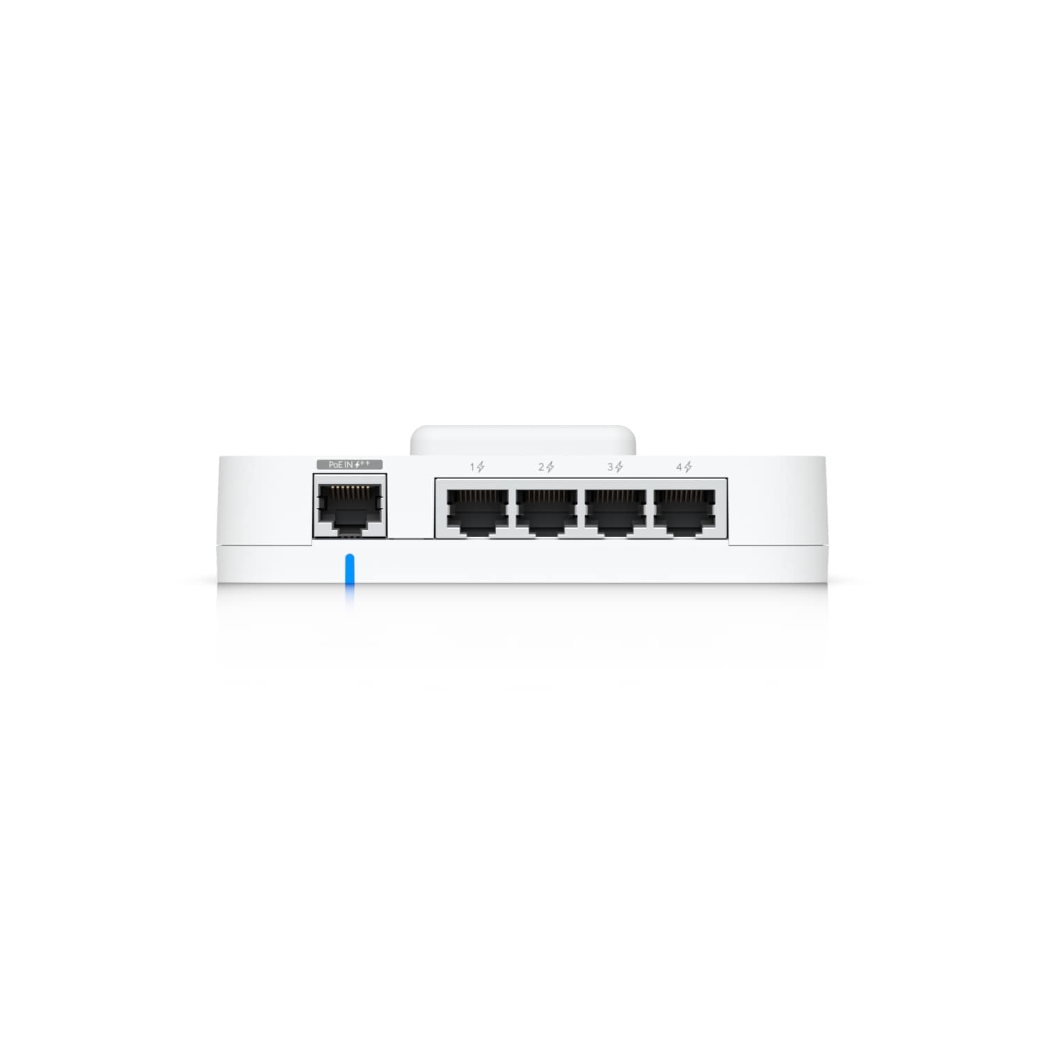 Ubiquiti Přístupový systém (UA-Hub-Door), rozbočovač/kontroler, 1x PoE++ vstup, 5x 1Gb LAN, PoE výstup, 4x relé, DIN