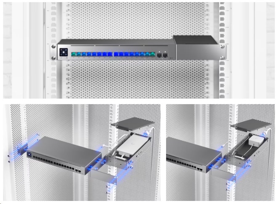 Ubiquiti Pro Max 16 Rack Mount - příslušenství pro montáž do racku 1U pro přepínače Pro Max 16
