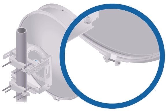 Ubiquiti Radomový kryt s límcem IsoBeam ISO-BEAM-620 AirMax, 620mm