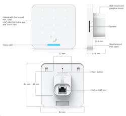 Ubiquiti Reader Flex, bílý