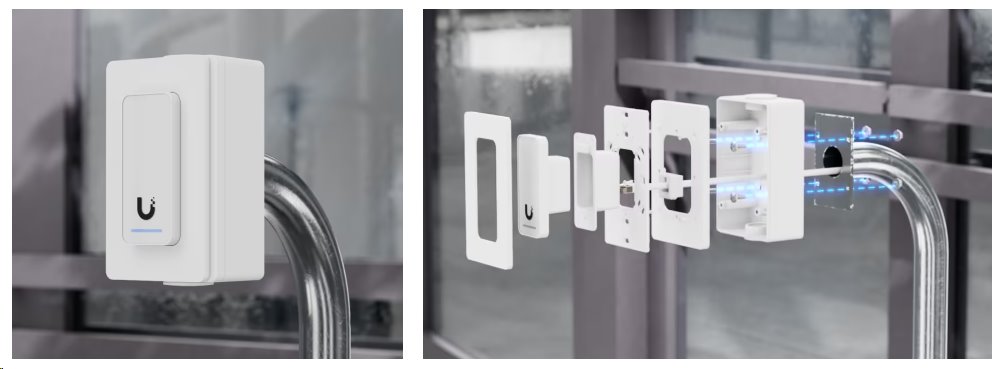 Ubiquiti Reader Junction Box White (UACC-Reader-JB-W) - držák s krytem na kabely, bílý, pro UA-G2/Interkom-Viewer/Ultra