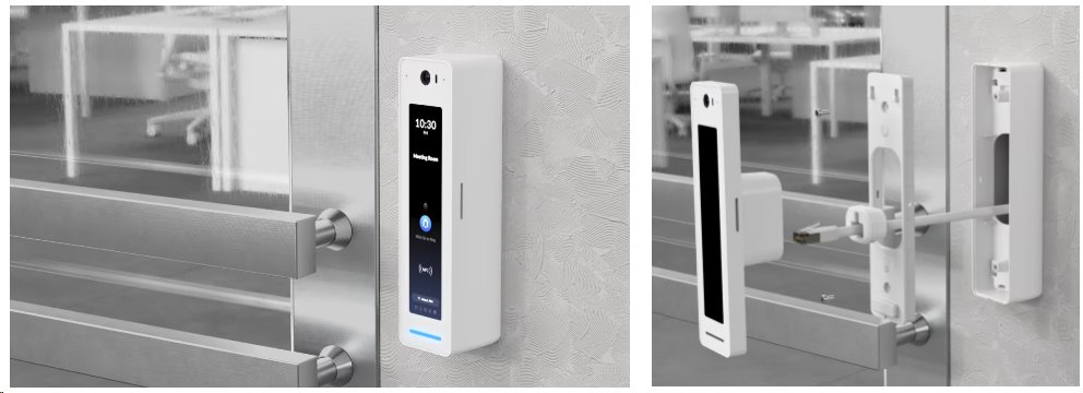 Ubiquiti Reader Pro Angle Mount White (UACC-Reader-Pro-AM-W) - držák úhlový s krytem na kabely, bílý, pro UA-G2-Pro