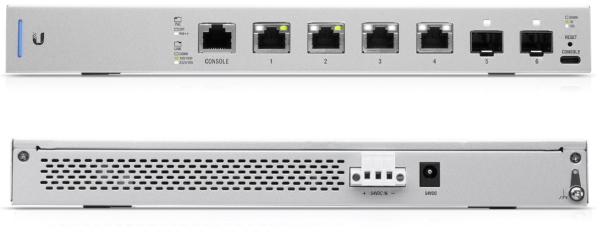 Ubiquiti Switch L3 UniFi US-XG-6POE, 4-Port Gigabit LAN, 2x 10G SFP+, PoE-out, DC konektor, rackmount