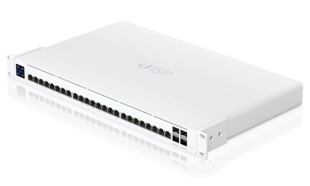 Ubiquiti Switch Pro, 24x GbE RJ45, 4x 10G SFP+, 16x pasivní PoE výstup, 220W PoE budget