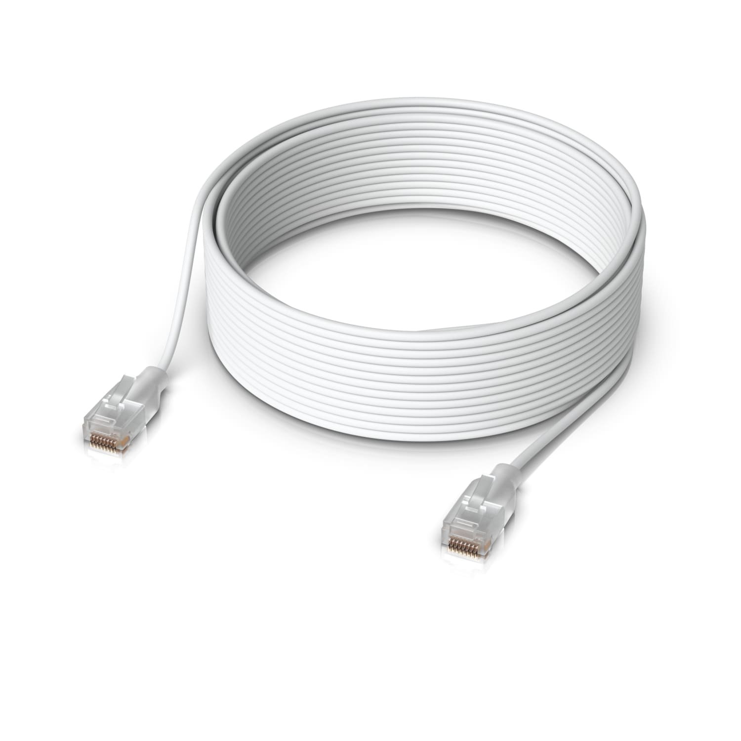 Ubiquiti UniFi Etherlighting Patch Cable 15m (UACC-Cable-Patch-EL-15M-W) - 15m, Cat.6, 2.5Gbps, bílý