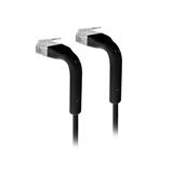 Ubiquiti UniFi Ethernet Patch Kabel - U-Cable-Patch-RJ45, 0,3m, Cat6, černý