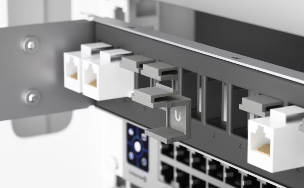 Ubiquiti UniFi Keystone Blank Insert, zaslepovací vložka do patch panelu, 24 ks