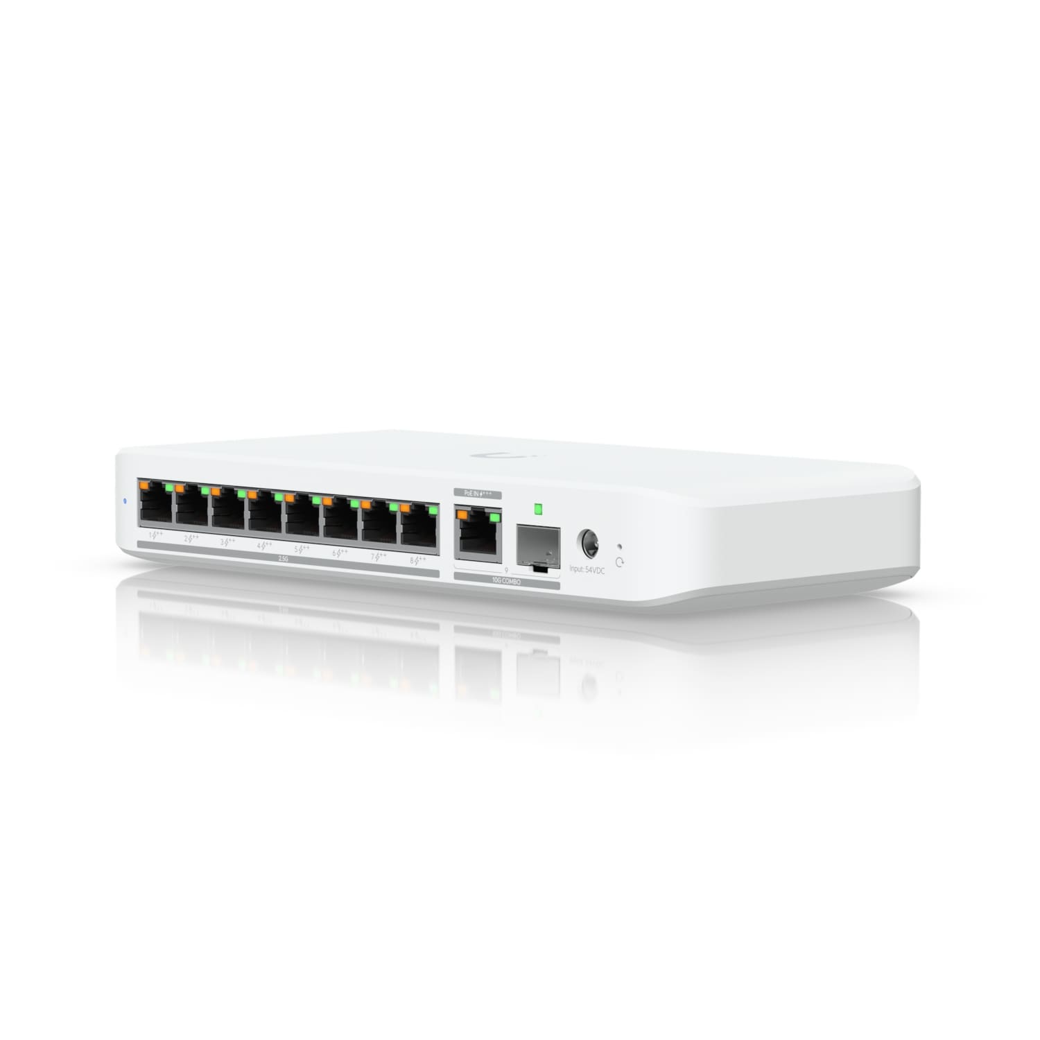 Ubiquiti UniFi Switch Flex 2.5G PoE (USW-Flex-2.5G-8-PoE), 8-Port 2.5Gbt PoE++, 1x 10GbE RJ45/SFP+, PoE- budget 196W
