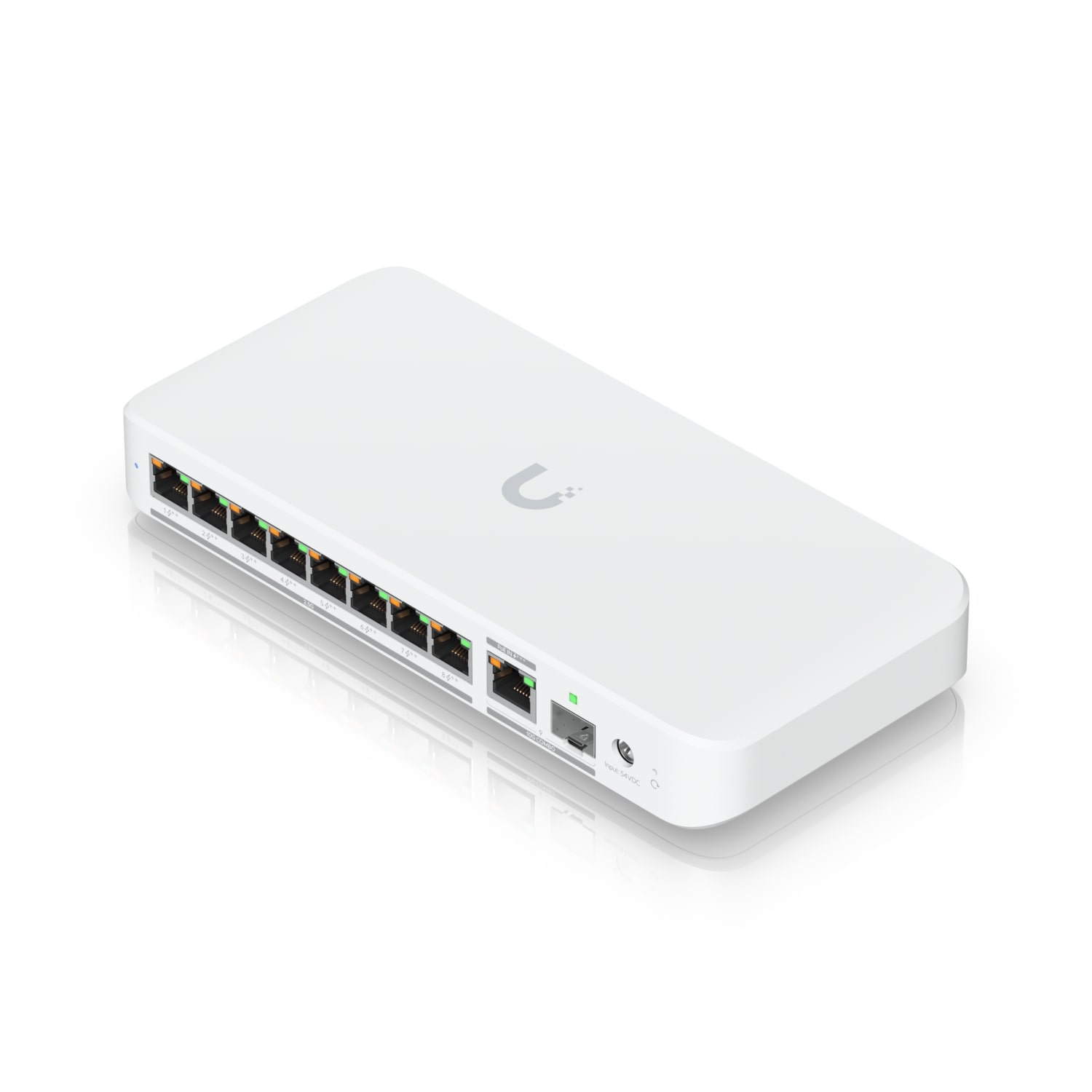 Ubiquiti UniFi Switch Flex 2.5G PoE (USW-Flex-2.5G-8-PoE), 8-Port 2.5Gbt PoE++, 1x 10GbE RJ45/SFP+, PoE- budget 196W