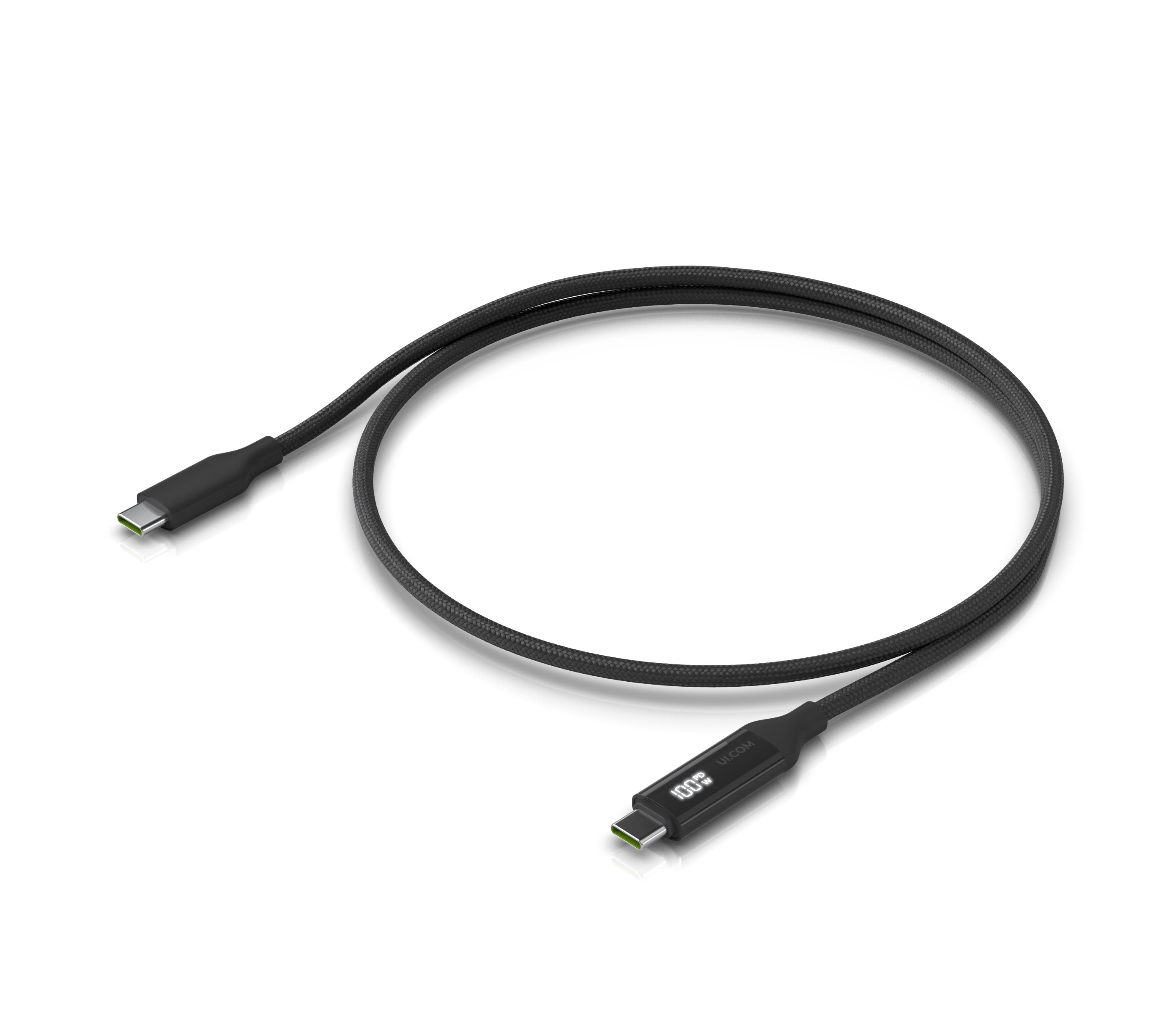 Ubiquiti USB-C Cable with Charge Display, 100W, 2m