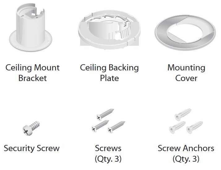 Ubiquiti UVC-G3-F-C - Stropní držák pro kameru UVC-G3-FLEX a UVC-G5-FLEX