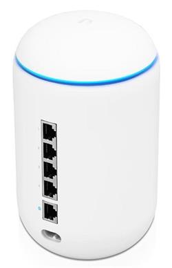 Ubiquiti WiFi router s bránou UniFi UDM Dream Machine, 4-Port Gigabit LAN, 2.4 GHz + 5GHz, 3/4.5 dBi