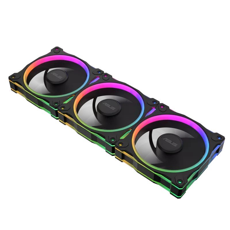 Ventilátor ASUS Prime MR120 FAN ARGB Reverse Black 3pack