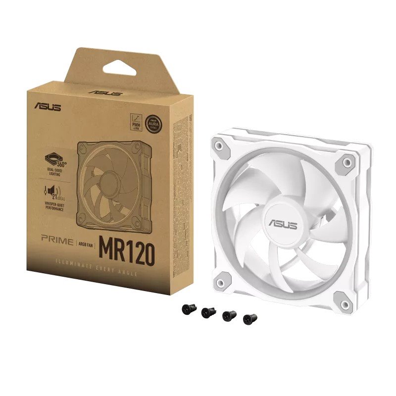 Ventilátor ASUS Prime MR120 FAN ARGB White