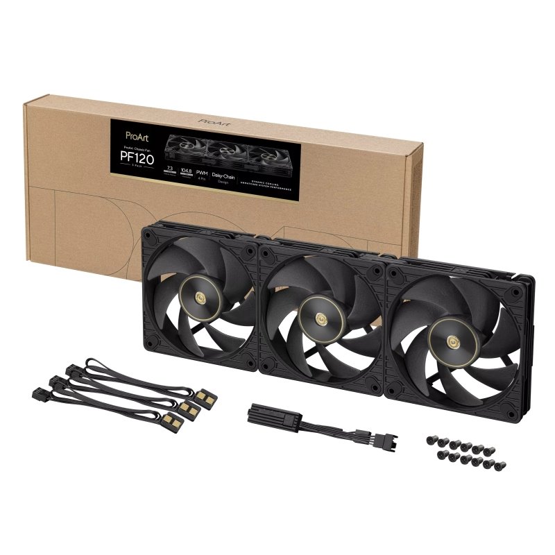 Ventilátor ASUS ProArt PF120 FAN PWM Black 3pack