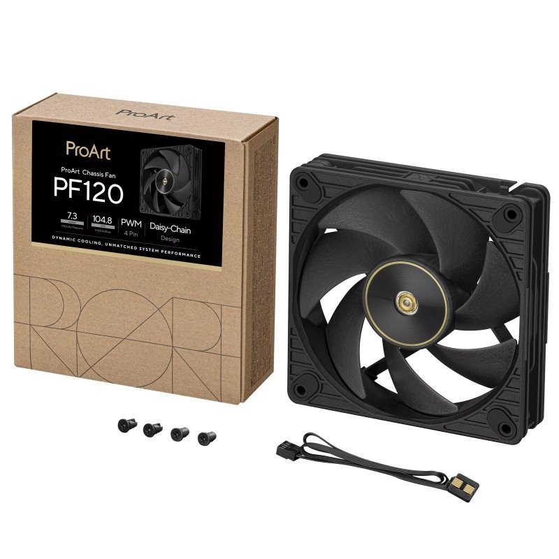 Ventilátor ASUS ProArt PF120 FAN PWM Black