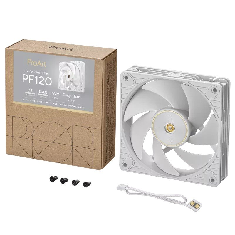 Ventilátor ASUS ProArt PF120 FAN PWM White