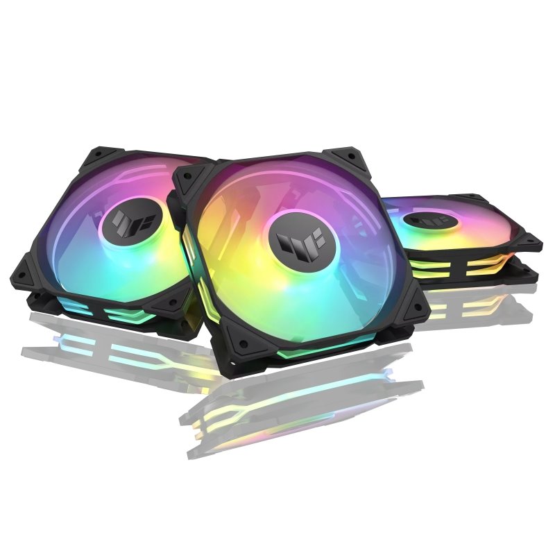 Ventilátor ASUS TUF Gaming TR120 FAN ARGB Reverse Black 3pack