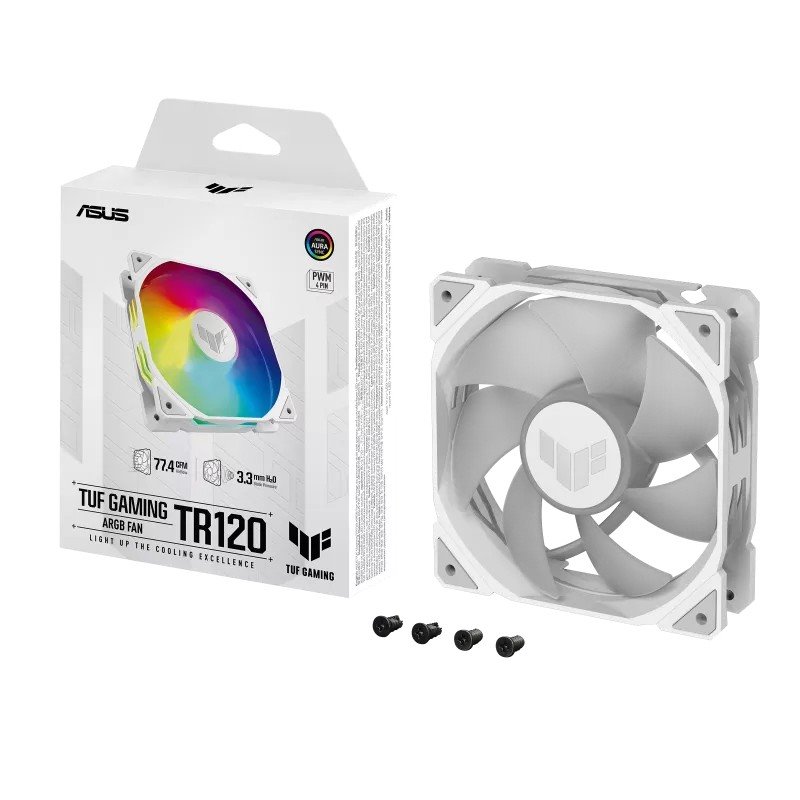 Ventilátor ASUS TUF Gaming TR120 FAN ARGB White