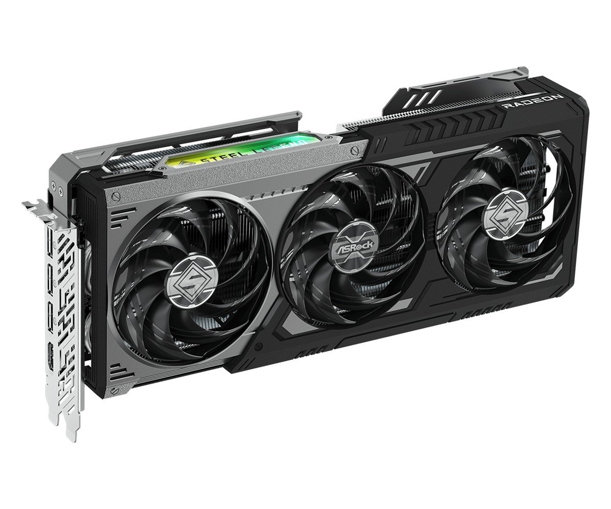 VGA Asrock Radeon RX 9070 XT Steel Legend Dark 16G GDDR6