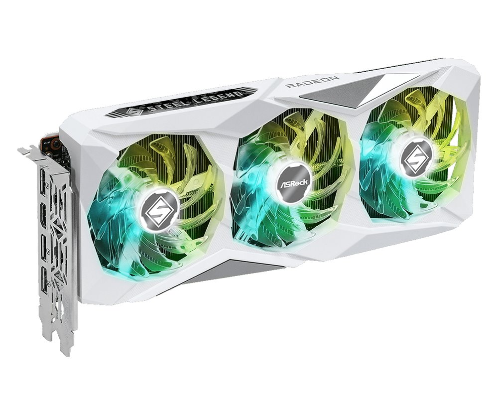 VGA Asrock Radeon RX7600 Steel Legend 8G OC GDDR6 White