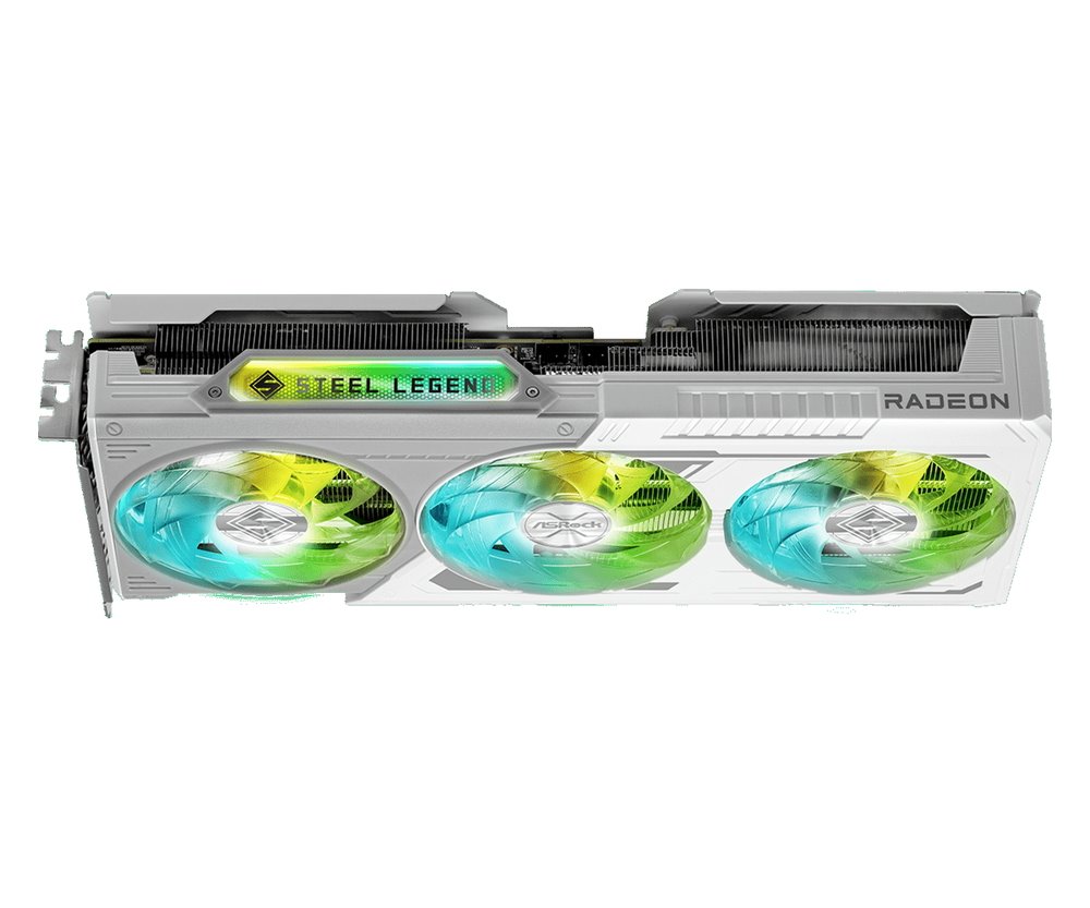 VGA Asrock Radeon RX9060 XT Steel Legend 16GB OC GDDR6 White
