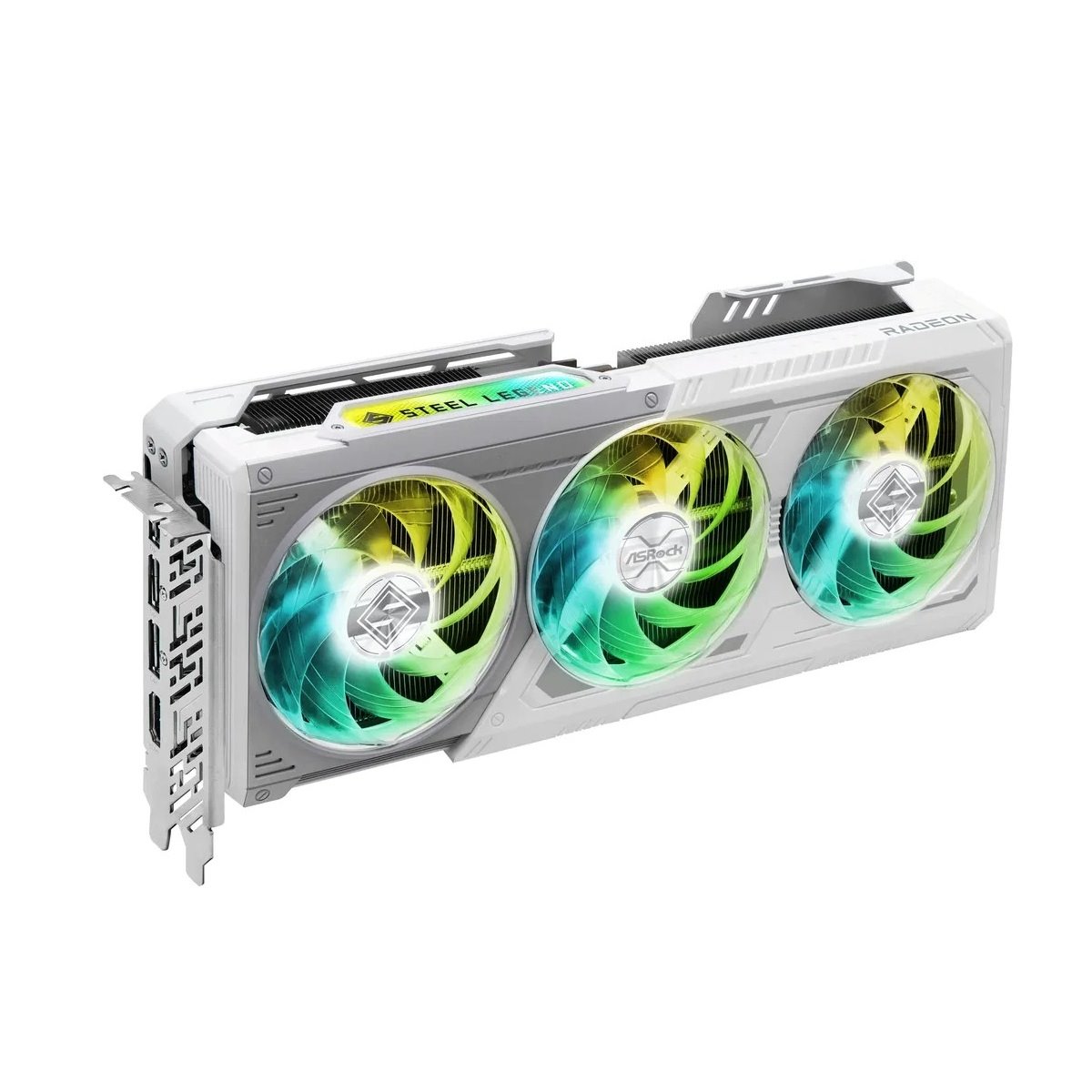 VGA Asrock Radeon RX9070 XT Steel Legend 16G GDDR6 White