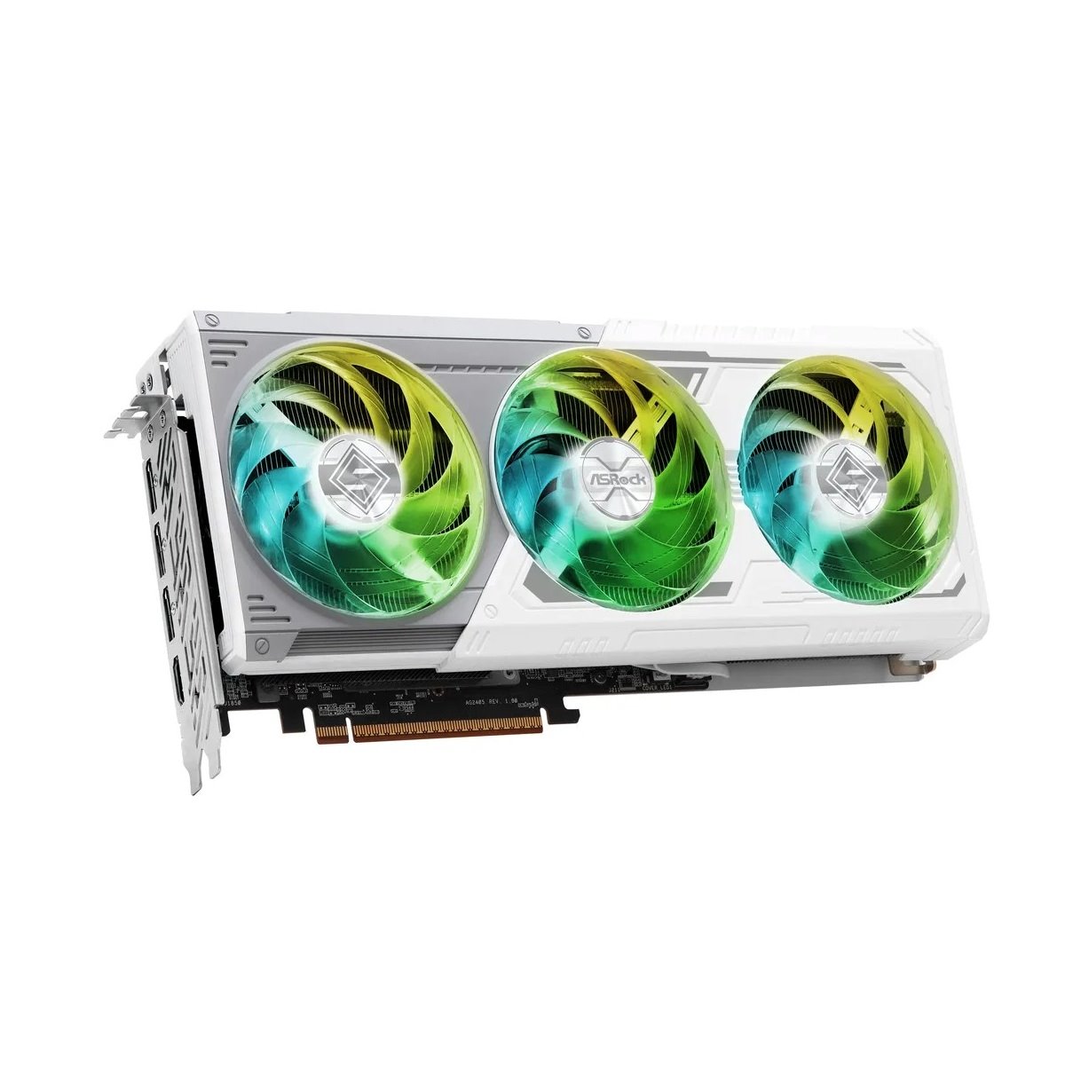 VGA Asrock Radeon RX9070 XT Steel Legend 16G GDDR6 White