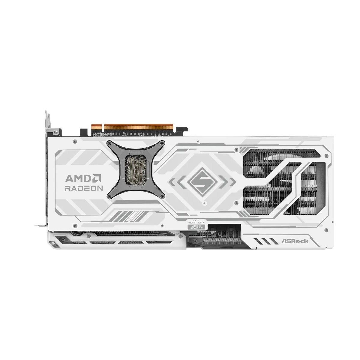 VGA Asrock Radeon RX9070 XT Steel Legend 16G GDDR6 White