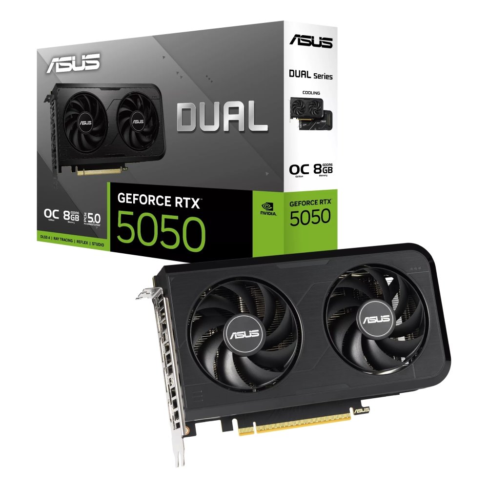 VGA ASUS Dual GeForce RTX 5050 8GB GDDR6 OC
