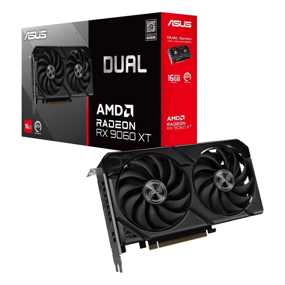VGA ASUS Dual Radeon RX 9060 XT 16G GDDR6