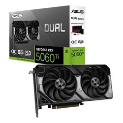 VGA ASUS DUAL RTX5060TI OC 8GB/128-bit GDDR7 HDMI 3xDP