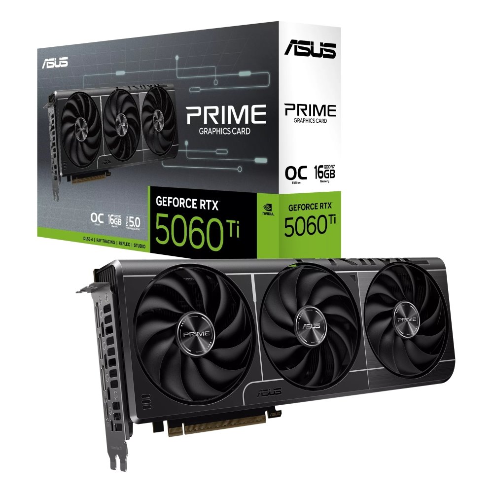VGA ASUS Prime GeForce RTX 5060 Ti 16GB GDDR7 OC