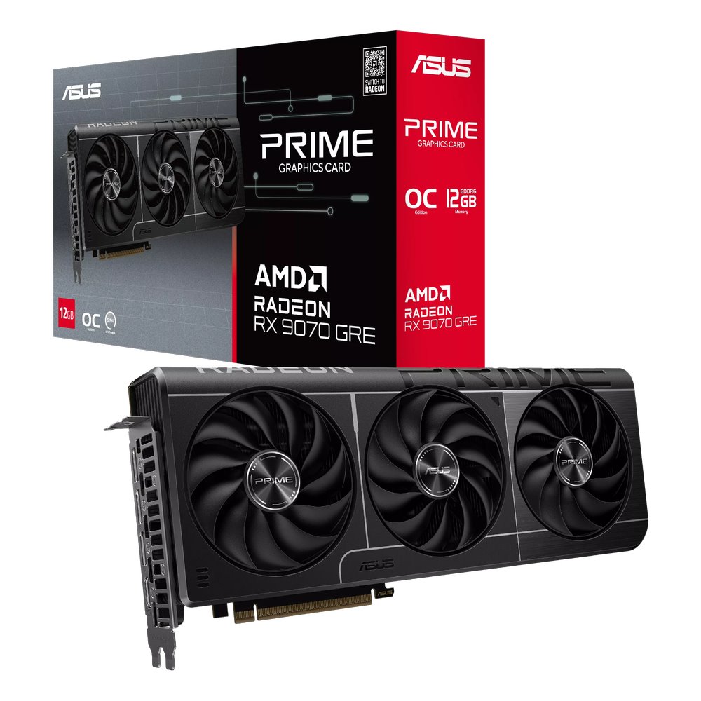 VGA ASUS Prime GeForce RX 9070 GRE 12GB GDDR6
