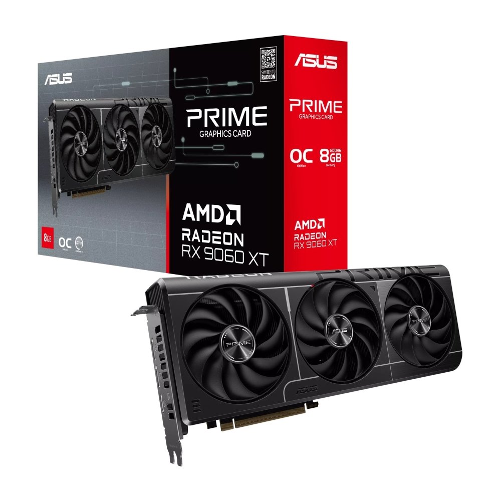 VGA ASUS Prime Radeon RX 9060 XT OC 8GB GDDR6