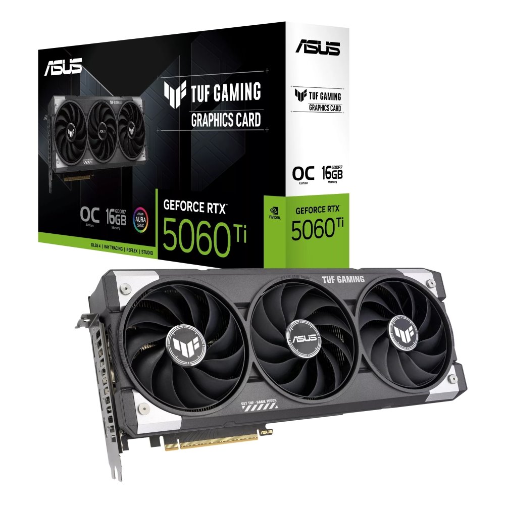VGA ASUS TUF Gaming GeForce RTX 5060 Ti 16GB GDDR7 OC